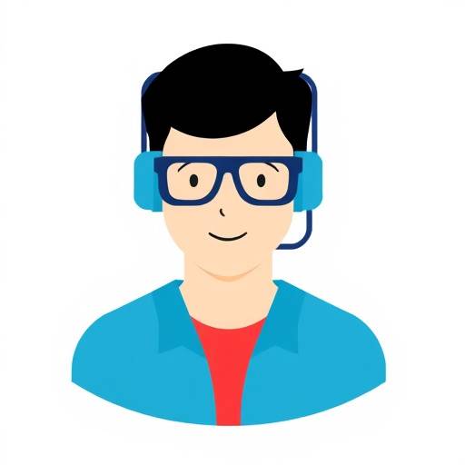 Icon depicting a person using a screen reader, representing assistive technology in use.