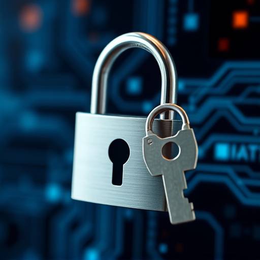 Image of a lock and key symbolizing secure data sharing